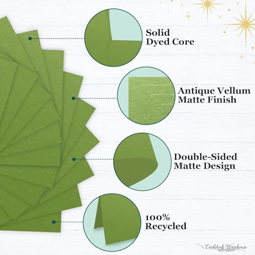 Cardstock Warehouse Pop-Tone Gumdrop Green Cardstock Paper – 25 Sheets, 12 x 12" - 100 lb / 270 GSM Premium Green Card Stock for Die-cutting, Crafts, Scrapbooking, Card Making and DIY Projects - color: Gumdrop Green