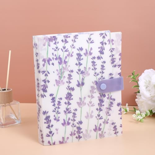 144 Slots Nail Sticker Book,Transparent Sticker Storage Book