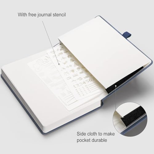 AHGXG Dotted Journal, 320 Pages, A5 (5.75'' × 8.38'') - color: GrayBlue, size: A5