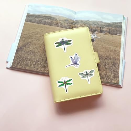 500Pcs Dragonfly Stickers Roll, 10 Designs Watercolor Dragonfly Stickers, Self-Adhesive Insect Labels for Kids Party Favors, Classroom Rewards, Envelope Seals & Crafts - color: Dragonfly