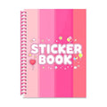 B5 Reusable Sticker Collecting Book Blank Sticker Album (Style B Pink) - color: Style B Pink
