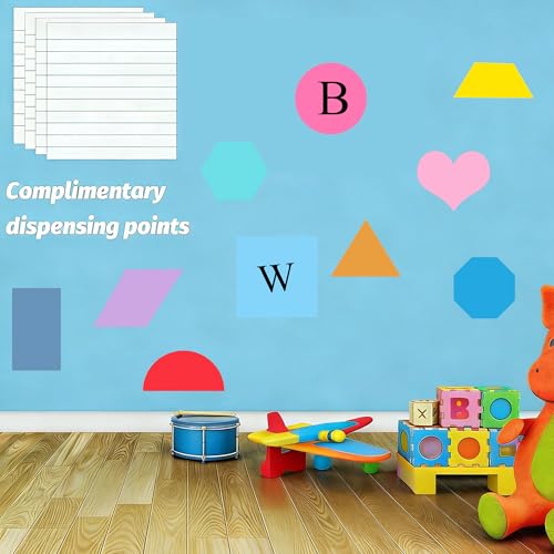 Star Heart Paper Cut-Outs, Assorted Color Shape Cards for Decor &DIY Crafts