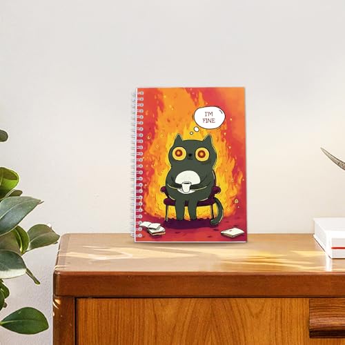 CRASPIRE Sticker Book 40 Pages Cute Black Cat Reusable Album Storage 8.26x5.82In Double-Sided Waterproof Blank Pasteable Notebook with Tools for Adults Release Paper Holder Saver Organizer - style: Cat