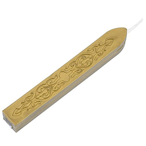 Yoption 5Pcs Lapis Lazuli Sealing Wax Sticks with Wicks for Wax Seal Stamp - color: Lapis Lazuli