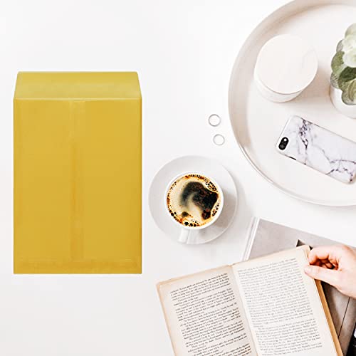 Quotidian Metallic Gold Vellum Paper Envelopes 4.75x6.5 in, 50 Count - color: Metallic Gold