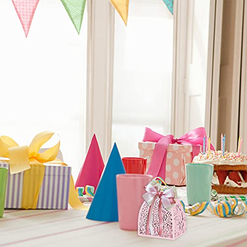 INFUNLY Candy Box Die Cuts Rose 3D Gift Box Metal Cutting Die Flower DIY Christmas Decorative Favour Box Dies for Wedding Party Valentine's Halloween Birthday Decor - color: Candy Box Die Cuts