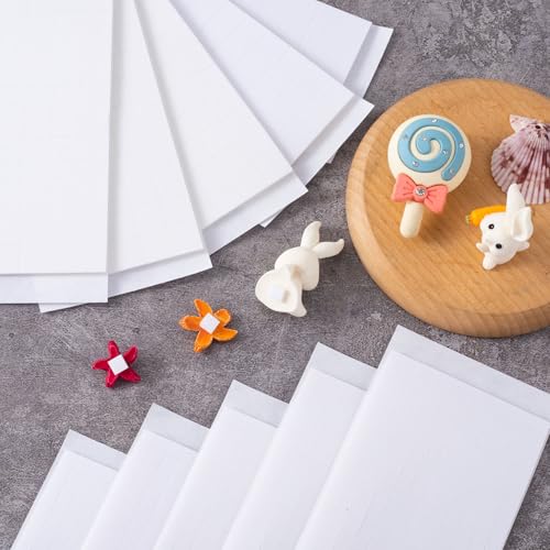 Joez Wonderful 10 Sheets Foam Adhesive Squares, 12x12x3mm & 6x6x2mm, White | Foam tape, Self Adhesive, 1650pcs Total, Double Sided Circles, Precut Squares Strips Foam Tape for DIY Arts & Crafts - style: 10 Sheets (6mm+12mm)