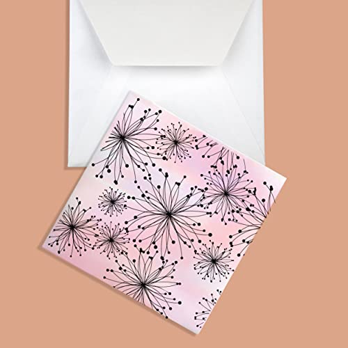 Flowers Spots Background Clear Stamps for Card Making Decorative Flower Background Transparent Silicone Stamps for DIY Scrapbooking Supplies Embossing Paper Gift Card Album Decoration Craft - color: Line Flower