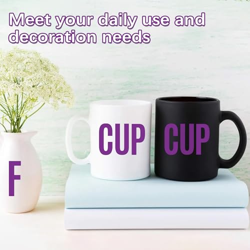 Letter Stickers 15 Sheets 750 PCS Alphabet Number Stickers 2 Inch (Purple) - color: Purple