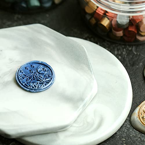 1 Piece Wax Seal Pad - Ceramic Coasters & Cooling Demoulding Plate, Grey