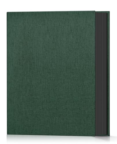 Popotop Photo Album 4x6 100 Pockets for Wedding Gifts,Linen Hardcover Picture Albums for Family Anniversary Baby Vacation Pictures - color: Green, size: 100 Pockets
