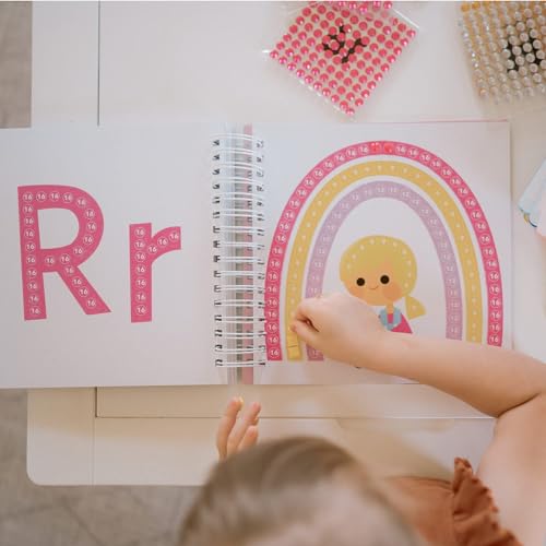 Cupkin Mosaic Sticker Art | ABC Activity Book, 52 Pages, 3000+ Stickers - color: Abc Mosaic