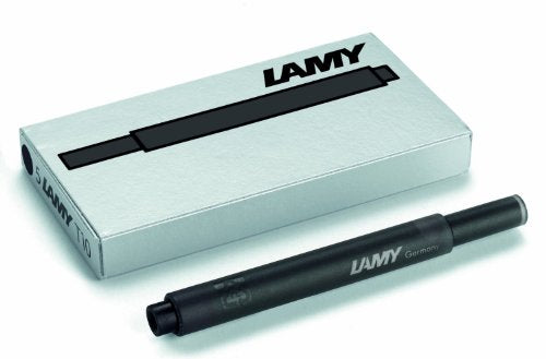 Lamy Safari Fountain Pen (M) & 5 Black Ink Cartridges (Yellow) - color: Yellow