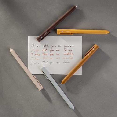 DIVERSEBEE Gel Ink Pens Assorted Colors, 0.5 mm Fine Point (Brown) | Bible Pens No Bleed Through with Cute Fine Tip, Bible Study Journaling Supplies Set, 5 Pack - color: Brown, size: 1 Count (Pack of 5)