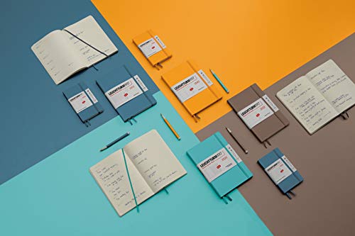 LEUCHTTURM1917 - Notebook Hardcover Medium A5-251 Numbered Pages for Writing and Journaling (Rising Sun, Dotted) - color: Rising Sun, style: Dotted