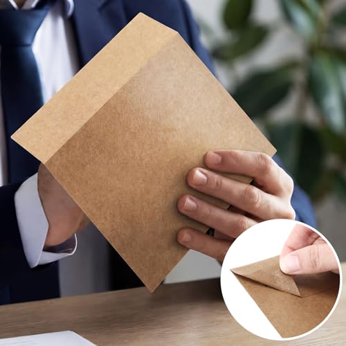 Fainne 600 Pack Kraft Envelopes for Invitation, 120 GSM,A6, 4.75 X 6.50 in | Brown Envelopes for Invitation, 120 GSM Gift Card for Office, Wedding, Gift, Party, Baby Shower, Mailings - size: A6,4.75 x 6.5"
