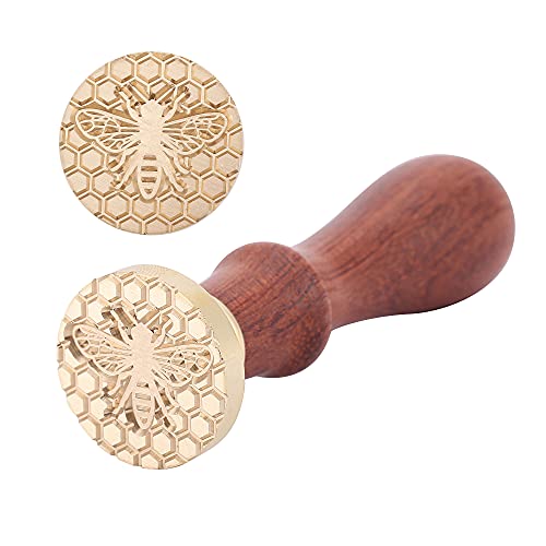 Yoption Bee & Honeycomb Wax Seal Stamp - color: Bee and Honeycomb