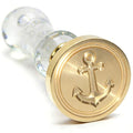 LANKIN Anchor Wax Seal Stamp, Nautical Theme; 25mm Brass Head - color: Anchor
