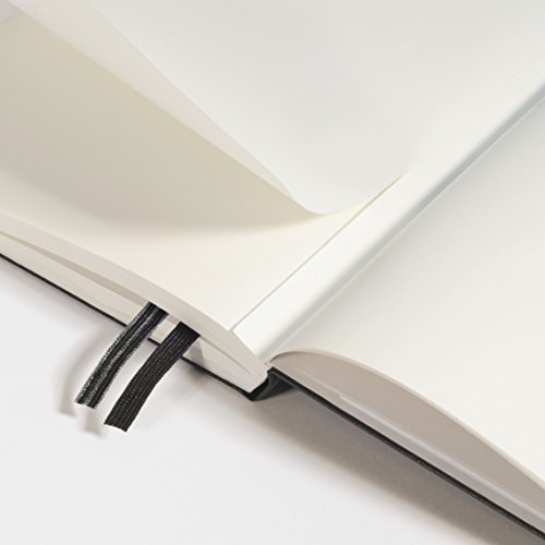 LEUCHTTURM1917 - Notebook Hardcover Medium A5-251 Numbered Pages for Writing and Journaling (Black, Squared) - color: Black, style: Squared