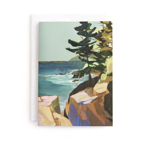 Minted | Blank Greeting Card, 5x7 w/Envelope | Coast Office II - color: Coast Office II