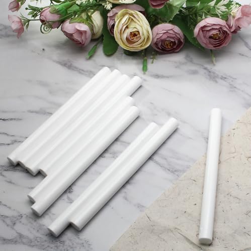 Litoexpe 20pcs White Wax Seal Sticks