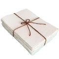 300 GSM Deckle Edge Cotton Paper - Soft, Textured Handmade Sheets for Invitations, Artwork, Stationery, and DIY Crafting (Pack of 25) (4 x 6 inch) - size: 4 x 6 inch