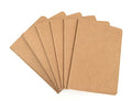 ALIMITOPIA Pocket Notebook 6 pack Brown Softcover Thread-bound Small Notebook Journal Diary Memo NotePad,A6 Size(4"X5.5"),30 sheets(Blank Pages) - size: A6 Size (Blank Pages)