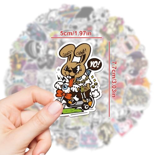 Horror Stickers 100Pcs for Water Bottles Scrapbook, Gifts for Adults - style: Dark Horror