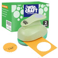 UCEC Scalloped Circle Punch 2"(5 cm) Diameter for Paper Crafts Scrapbooking - color: Scallop, size: 2 Inch