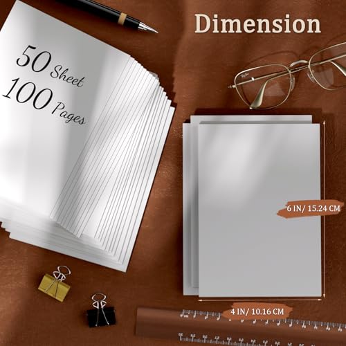 Notepads 4x6, 24 Pack Small Note Pads, Server Note Pads, Scratch Pads 4x6 | White Memo Pads, 4x6 Small Writing Pads White Paper, 50 Sheets per Blank Mini Notepads 4x6 Scratch Paper for School Supplies - color: White- 24 Pack, size: 4x6