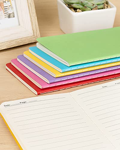 Gwybkq Small Lined Notepads Bulk 120 Pack (30 Sheets/60 Pages) - color: 120 Packs Lined&Colorful Cover, style: Ruled/Lined