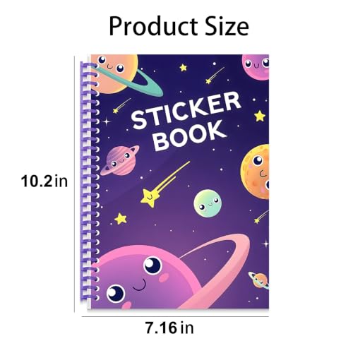 B5 Reusable Sticker Collecting Book Blank Sticker Album (Style K Purple) - color: Style K Purple