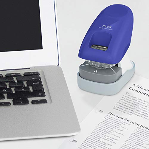 Paper Clinch Desktop Staple-Free Stapler, Blue (31260) - color: Premium Blue