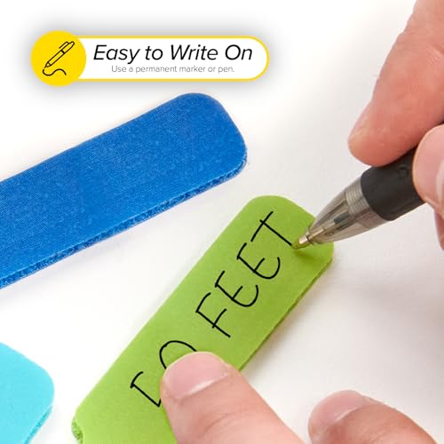 Cable Labels - Wrap-It Storage - Large, Multi-Color (30-Pack) - Colorful Labels for Basement and Office Organizing | Colorful Labels for Basement and Office Organizing - color: Assorted Colors, size: Large