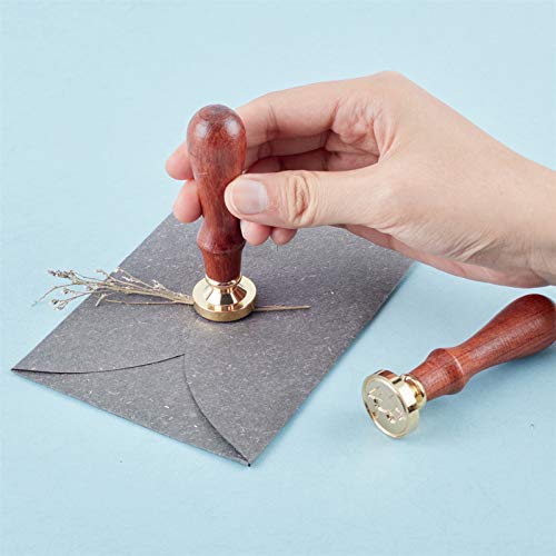 CRASPIRE Wedding Wax Seal Stamp Be Our Guest Vintage Sealing Wax Stamps Words 30mm Removable Brass Head Sealing Stamp with Wooden Handle for Wedding Invitations Graduation Envelope Wrap - style: Be Our Guest