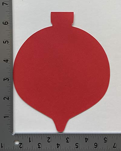 SHAPES ETC. 5.5" x 5.5" Ornament Creative Cut-Outs, Multicolor, 31-Count - color: Assorted Ornaments