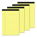 Yellow Legal Pads 5×8 Small Notepads 4 Pack Yellow Note Pads 5×8 Perforated - color: Yellow-4p