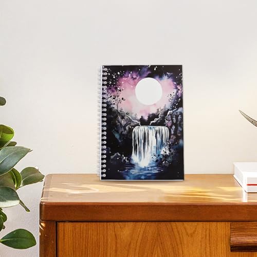 CRASPIRE Reusable Sticker Collection Book 40 Pages Waterfall Album Sticker Storage 8.26x5.82In Double-Sided Waterproof Blank Pasteable Notebook with Tools for Adults Release Paper Holder Organizer - style: Waterfall-034
