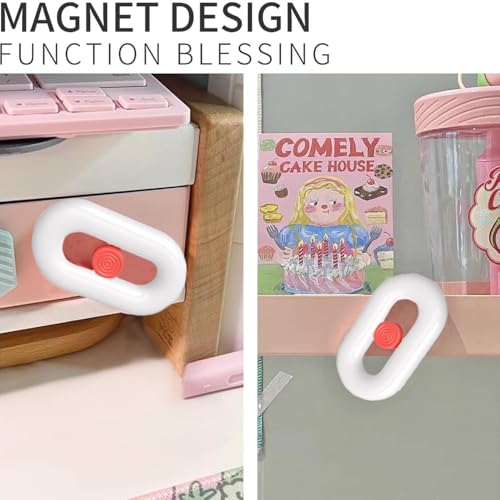 Ceramic Box Cutter, Box Cutter Retractable, Pink, Mini, keychain, Safety, Cute, Magnetic Package Opener, Box Opener Cutter for Daily Online Shopping/Kitchen/Office/Baby Beauty Gift Unpacking - color: 2 Pcs/White