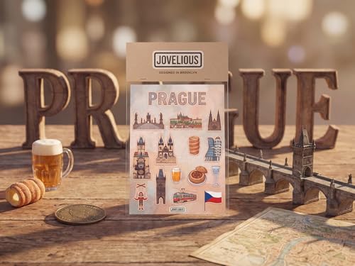 Prague Sticker Sheet, Prague Stickers for Laptop & Journal - style: Prague