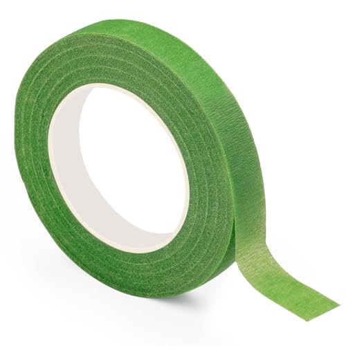 Floral Tape, 1/2inch Light Green Flower Tape for Bouquet Floral | Flexible And Easy to Tear Floral Tape for Fresh Flowers, Stem Wrapping, Floral Arranging, Corsages And Wedding Bouquets - color: Light Green