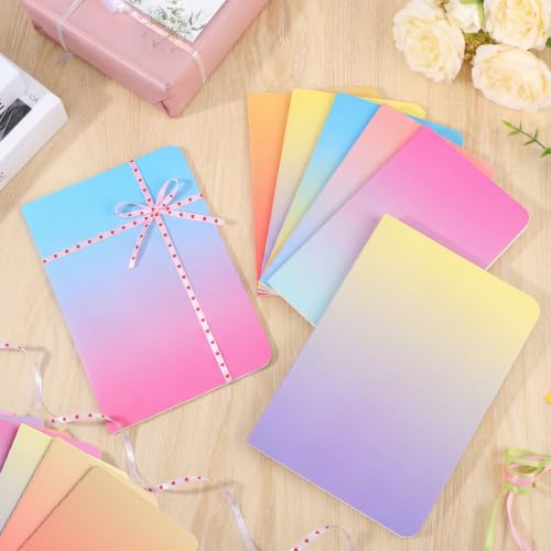 BESARME Mini Pocket Notebooks, Lined A6, 16 Pack, 8 Colors | 3.54 x 5.51 In Pocket Size, Smooth Lined Paper, Easy For Notes Journaling And Classroom Gifts - color: Gradient Colors-lined