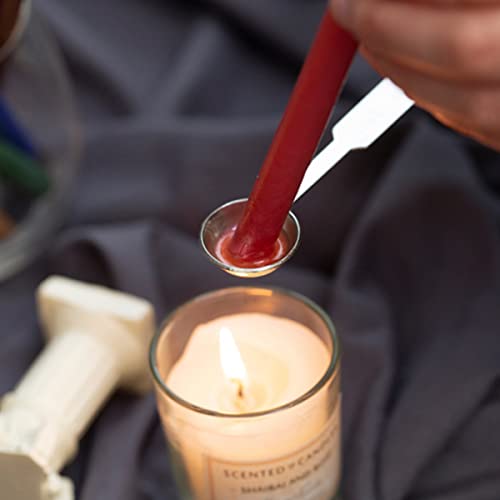 Red Wax Sealing Sticks for Wax Seal Stamp, ONWINPOR 8PCS Glue Gun Wax Seal Sticks for 0.43’’ Glue Gun, Great for Wedding Invitations, Wine Packages, Cards Envelopes, Gift Wrapping (Red) - color: Red