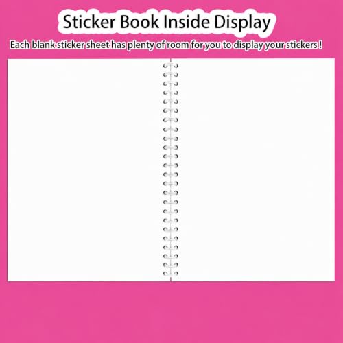 B5 Reusable Sticker Collecting Book Blank Sticker Album (Style F Brown) - color: Style F Brown