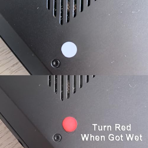 300pcs 0.24 inch Dot Water Sensitive Sticker Turn Red When Got Wet Device Potential Damage Indicator Warranty Void Instruction Liquid Sensor Label - style: 300pcs 6mm