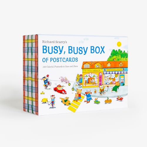 Richard Scarry's Busy, Busy Box of Postcards: 100 Colorful Postcards to Save and Share