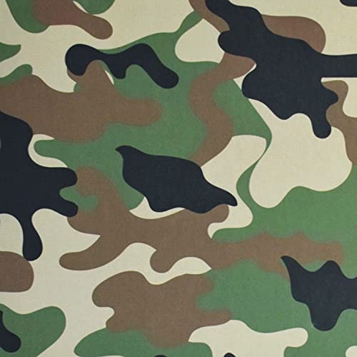 RICCO BELLO Wide Ruled Hardcover Diary Journal, Green Camouflage - color: Green Camouflage