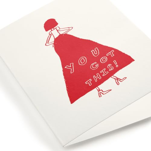 Minted | Blank Greeting Card, Encouragement, 5x7 w/Envelope | You Got This - color: You Got This