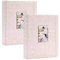 Vienrose Mini Polaroid Photo Album 208 Photos 2x3 Inch Beige 2 PACK - color: Beige, size: 2 PACK