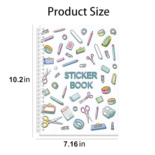 B5 Reusable Sticker Collecting Book Blank Sticker Album (Style A White) - color: Style A White